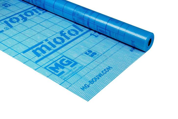 Miofol 125 G damp-open folie 1.5x25mÂ¹ (=37,5 mÂ²), Doe-het-zelf en Verbouw, Isolatie en Afdichting, Dakisolatie, Nieuw, 15 m² of meer