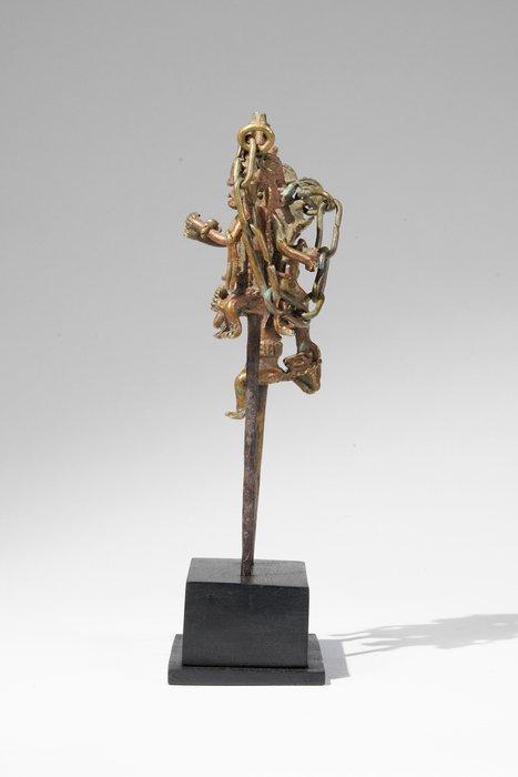 Een bronzen beeld - Ogoni - Nigeria (Zonder Minimumprijs), Antiek en Kunst, Kunst | Niet-Westerse kunst