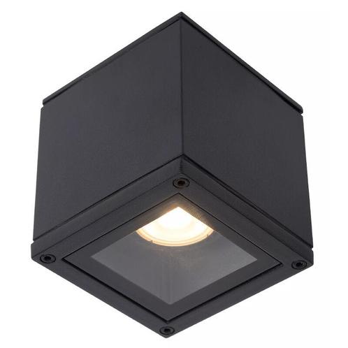 Zwarte plafondspot Aven, aluminium, IP65, Huis en Inrichting, Lampen | Plafondlampen, Nieuw, Ophalen of Verzenden