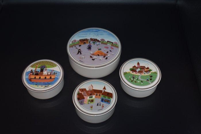 Villeroy & Boch - Gérard Laplau - Bord (4) - Décor Naif -, Antiek en Kunst, Antiek | Meubels | Tafels