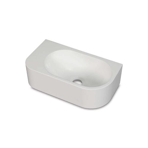Fontein Luca Sanitair Wand 40x21.5x12 cm Mineral Stone, Doe-het-zelf en Verbouw, Sanitair, Overige typen, Nieuw, Ophalen of Verzenden