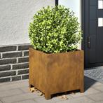 vidaXL Plantenbak 40x40x40 cm weervast staal, Verzenden, Nieuw, Metaal