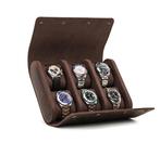 BUGOLINI AntiqusPro – 6 Slot Luxe Case Hoes Voor Horloges, Overige merken, Overige materialen, Polshorloge, Verzenden