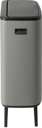 Brabantia Bo Touch Bin Hi Prullenbak - 60 liter - Mineral, Huis en Inrichting, Woonaccessoires | Prullenbakken, Verzenden, Zo goed als nieuw