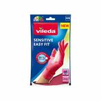 12x Vileda Handschoenen Sensitive Easy Fit Medium 1 paar, Nieuw, Verzenden