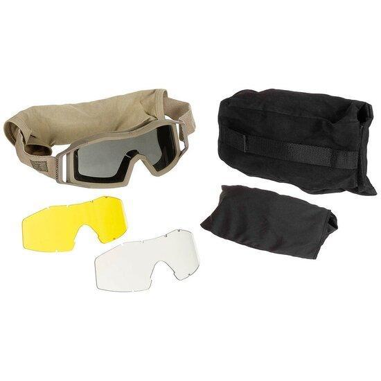 Revision Wolfspider ballistische veiligheidsbril met 3 le..., Verzamelen, Militaria | Algemeen, Landmacht, Nederland, Overige typen