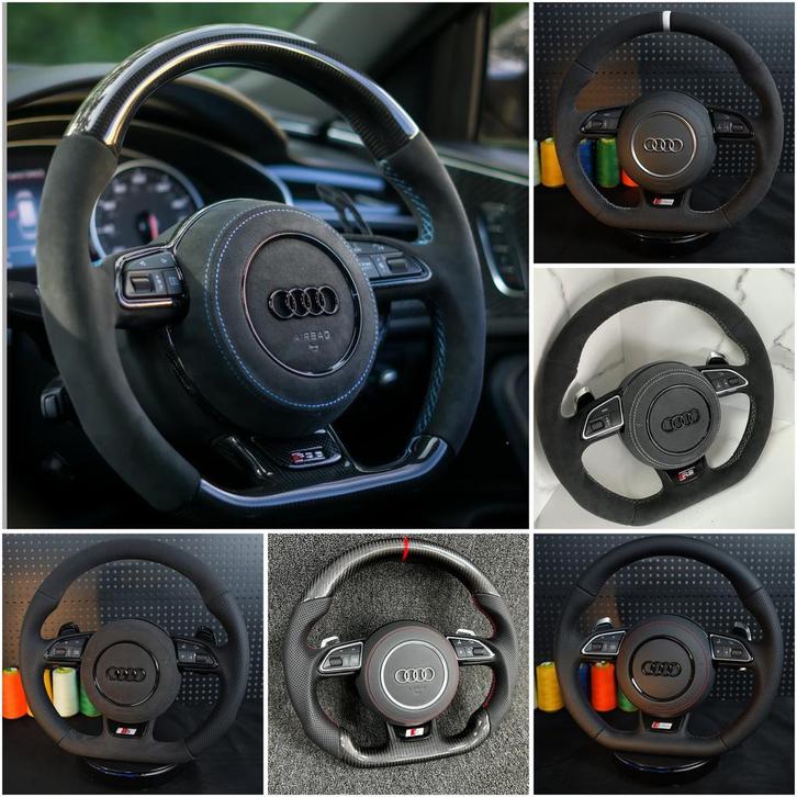 Audi A6 S6 RS6 A7 S7 RS7 4G C7 A8 S8 4H D4 Stuur Carbon Warm, Auto diversen, Tuning en Styling, Verzenden