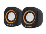 Computer Speakers Stereo Mini - Zwart Oranje - MS-24, Ophalen of Verzenden, Nieuw
