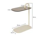 Brix Amy Beige-31472, Huis en Inrichting, Tafels | Sidetables, Ophalen of Verzenden, Nieuw