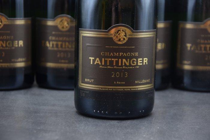 2013 Taittinger, Brut Millésimé - Champagne, Reims - 6, Verzamelen, Wijnen