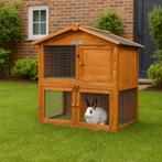 Konijnenhok | Dierenverblijf | Houten kooi | 94x46x96 | Hout, Dieren en Toebehoren, Rat, Verzenden, Nieuw, 90 cm of meer