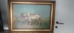 Paul Schouten 1860-1922 - Loving horses, Antiek en Kunst, Kunst | Schilderijen | Klassiek