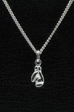 Zilveren Bokshandschoen ketting hanger - klein, Sieraden, Tassen en Uiterlijk, Kettinghangers, Verzenden, Nieuw