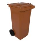 Minicontainer 120 liter Bruin - Voor DIN-opname, Verzenden, Nieuw