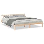 Extra Lang Bed 200x210 Grenen - OP=OP! -42% Korting, Ophalen of Verzenden, Nieuw, Hout, Rustieke charme