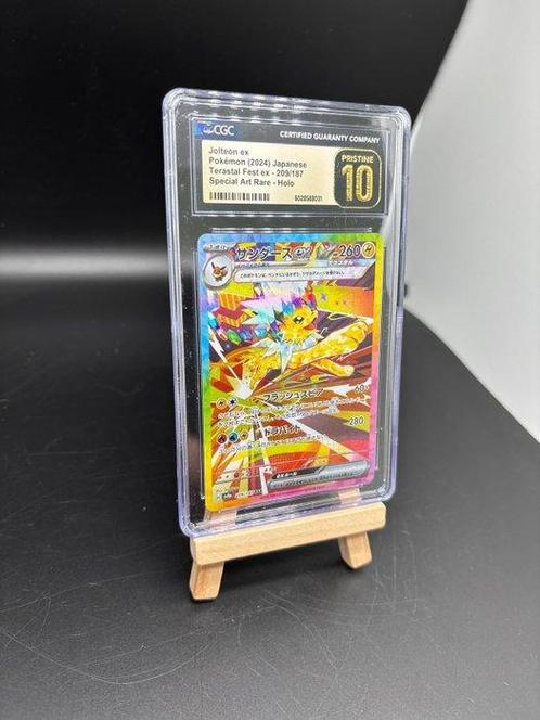 Pokémon - 1 Graded card - PRISTINE 10 Jolteon SAR - 209/187, Hobby en Vrije tijd, Verzamelkaartspellen | Pokémon