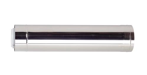 Rolux Buitenwandsysteem Verlengbuis Conc PP/RVS 80/125 500mm, Doe-het-zelf en Verbouw, Overige Doe-het-zelf en Verbouw, Ophalen of Verzenden