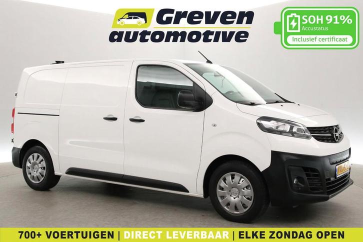 Opel Vivaro-e L2H1 Edition 75 kWh SOH 91% Snelladen Camera, Auto's, Bestelauto's, Te koop, Automaat, Elektrisch, Wit, Opel, Verzenden