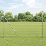vidaXL Euro Hek 1.5x10 m Geëlektrolyseerd Staal, Verzenden, Nieuw