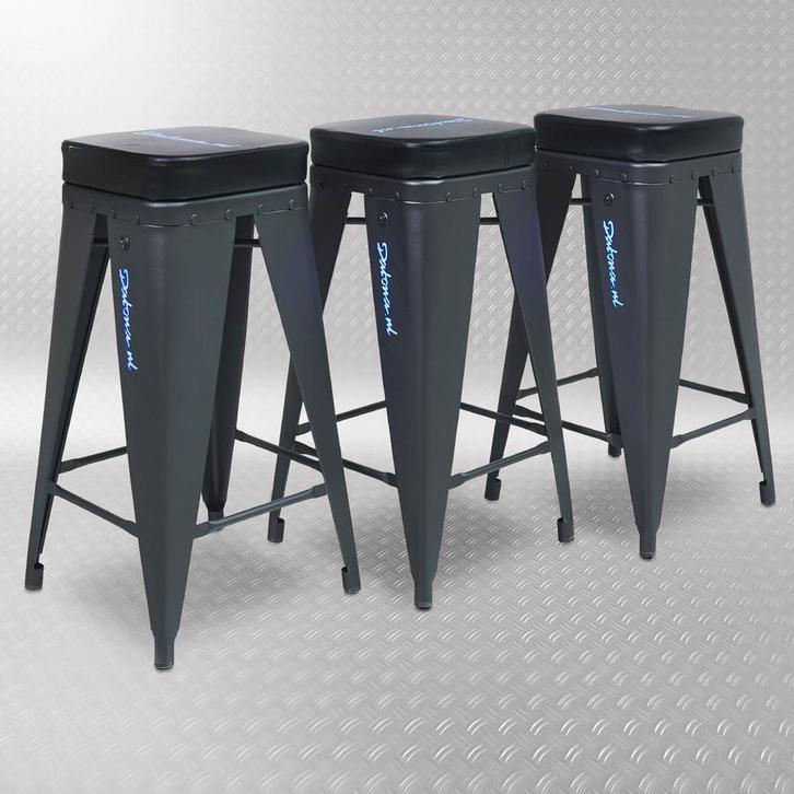 Datona Werkplaatskruk - 3 stuks - Datona - Zwart, Huis en Inrichting, Stoelen, Nieuw, Ophalen of Verzenden