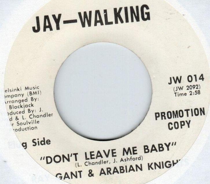 Ray Gant & Sarabian Knights - Dont Leave Me Baby + I Ne..., Cd's en Dvd's, Vinyl Singles
