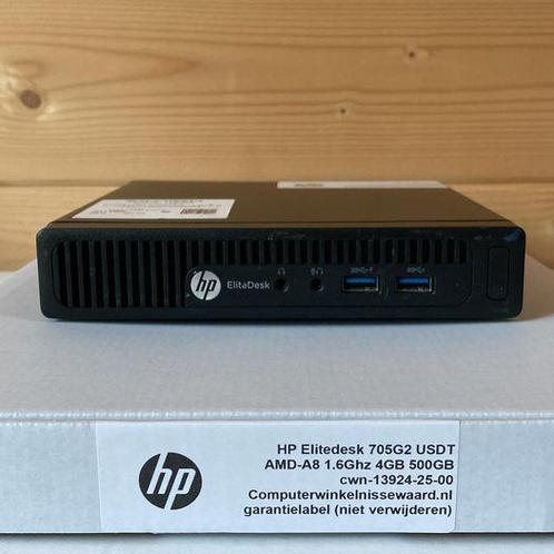 Windows 10 (Mini PC) HP EliteDesk 800G2 USDT G4400T 2.9Ghz, Computers en Software, Desktop Pc's, Gebruikt, Ophalen of Verzenden