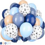 Honden ballon mix blauw beige bruin en zwart/wit 30-delig, Verzenden, Nieuw