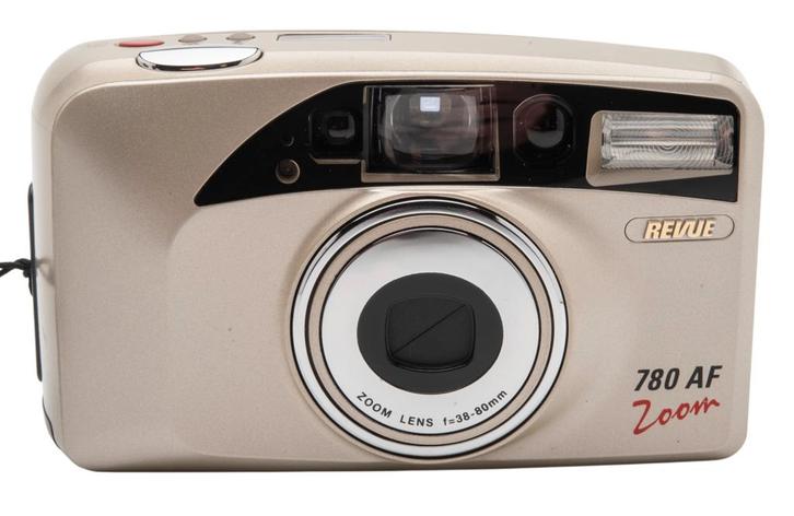 Revue 780 AF Zoom Point and Shoot Film Camera - Zilver, Audio, Tv en Foto, Fotocamera's Analoog, Zo goed als nieuw, Verzenden