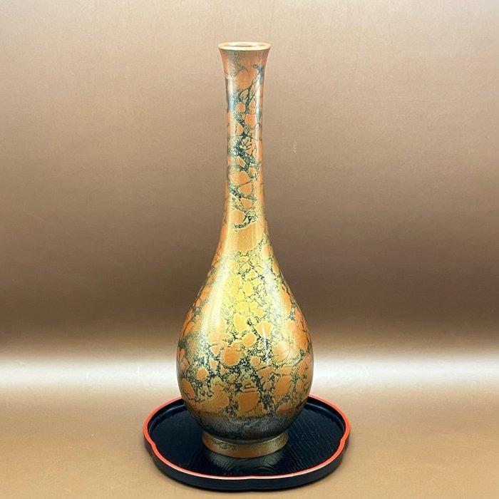 Hoogte 24,5 cm Takaoka koperwerk  Fijne bronzen vaas -, Antiek en Kunst, Antiek | Overige Antiek