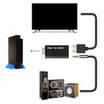 PS2 naar HDMI Converter - 480i/480p/576i - Zwart - Geschikt, Spelcomputers en Games, Nieuw, Verzenden