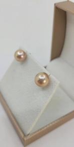 Zonder Minimumprijs - Oorstekers Zilver - 9x10mm Edison, Sieraden, Tassen en Uiterlijk, Antieke sieraden