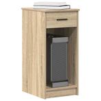 vidaXL Computertorenstandaard met lade 35x45x77 cm sonoma, Huis en Inrichting, Verzenden, Nieuw