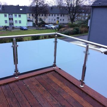 Balkonreling Roestvrij Staal Veiligheidsglas Balkon Railing beschikbaar voor biedingen
