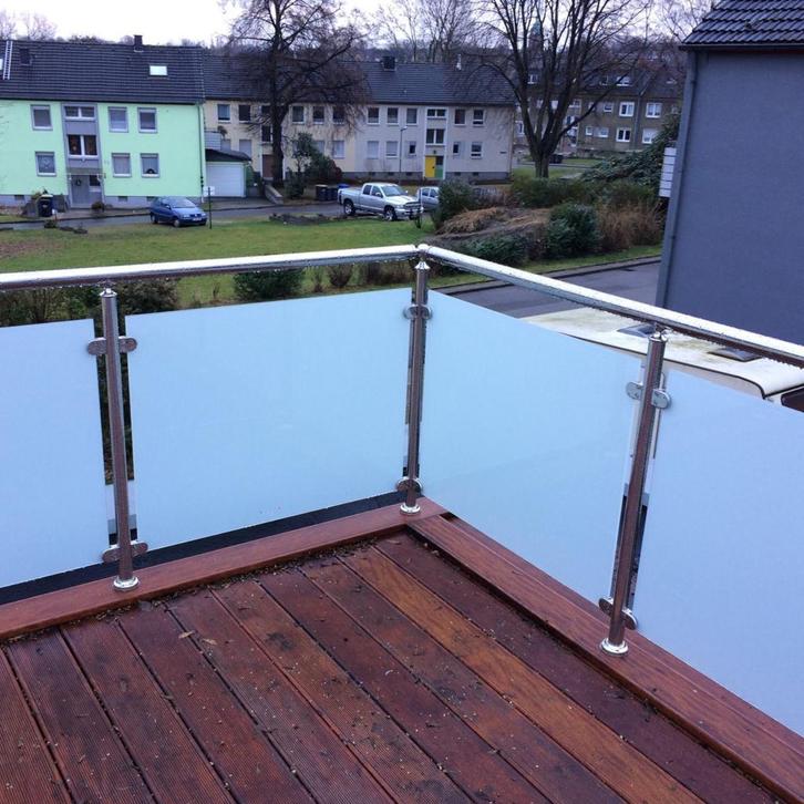 Balkonreling Roestvrij Staal Veiligheidsglas Balkon Railing, Diensten en Vakmensen, Glaszetters, Enkel of Dubbel glas, Garantie