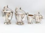 Koffie- en theeservies (4) - .800 zilver, Antiek en Kunst