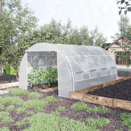 Tomatenkas – SterkStaal - UV-bescherming – Winddicht - Wit, Tuin en Terras, Kweekspullen, Nieuw, Ophalen of Verzenden