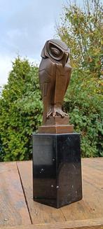 naar coenrad - sculptuur, art deco bronzen uil - 32 cm -, Antiek en Kunst
