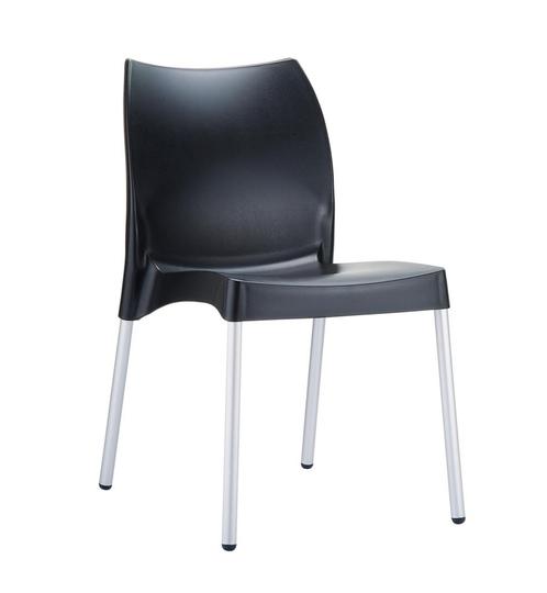 Tuinstoel - Vita - Zwart - Siesta, Tuin en Terras, Tuinstoelen, Nieuw, Verzenden