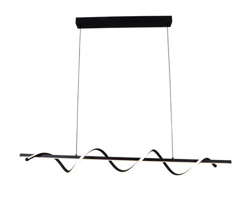 LED Hanglamp 30W Mat Zwart Langwerpig 2400 lm, Huis en Inrichting, Lampen | Hanglampen, 75 cm of meer, Nieuw, Metaal, Ophalen of Verzenden