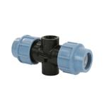 Unidelta T-stuk 90° grondpenaansluiting - 2x klem | 1x, Verzenden, Nieuw