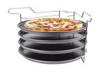 Michelino Pizzabakset - 5-Delig - Zwart, Huis en Inrichting, Keuken | Keukenbenodigdheden, Nieuw, Verzenden