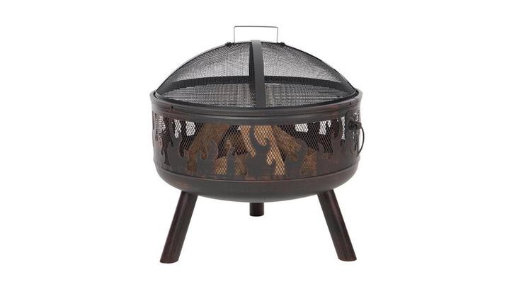 Blazer Vuurschaal Zwart/Brons (Barbecue-Vuurkorf), Tuin en Terras, Barbecue-accessoires, Nieuw, Verzenden