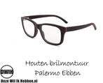 DWIH - Houten brilmontuur - Palermo - Ebben, Nieuw