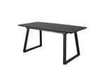 Eettafel - Romy - 160x85 cm - Zwart - Uitschifbaar - Jörn, Huis en Inrichting, Verzenden, Nieuw