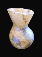 Oud-Romeins Glas Regenboog iridescentie vaartuig - 62 mm, Antiek en Kunst