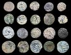 Romeinse Rijk Lote 20 monedas Æ acuñadas entre los siglos, Postzegels en Munten