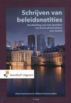 Schrijven van beleidsnotities, 9789001875350, Verzenden, Zo goed als nieuw, Studieboeken