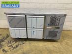 RVS Tecnodom Tavolo Koelwerkbank 4 laden 142 cm 230V Horeca, Ophalen of Verzenden, Nieuw zonder verpakking