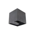 LED Cube Wandlamp | Dimbaar | IP44 | G9 fitting | Antraciet, Nieuw, Ophalen of Verzenden, Aluminium