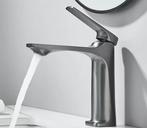 Moderne Wastafelkraan Badkamer Één Hendel Warm/Koud RVS, Verzenden, Nieuw